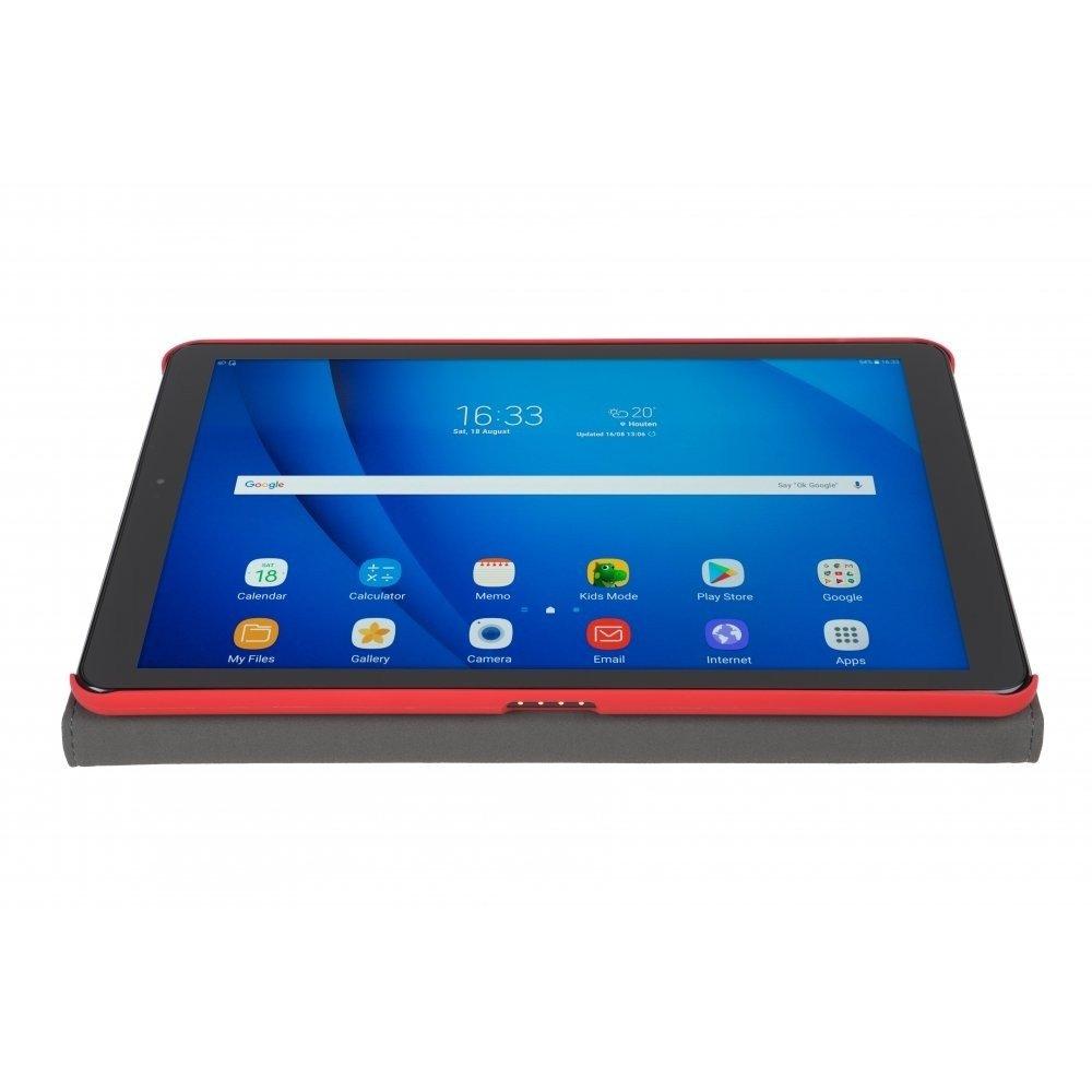 Gecko Easy Click Cover for Samsung Galaxy Tab A 10.5” (2018) – Grey/Red