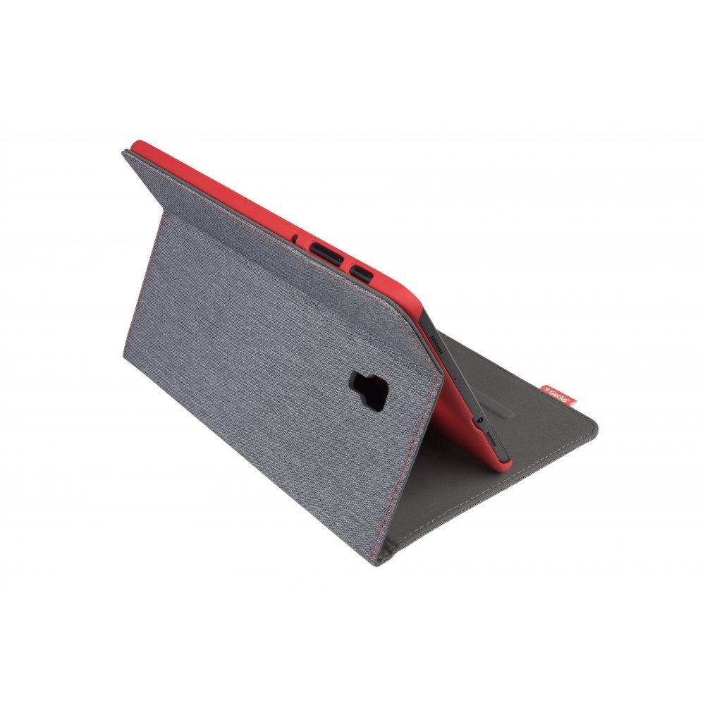 Gecko Easy Click Cover for Samsung Galaxy Tab A 10.5” (2018) – Grey/Red