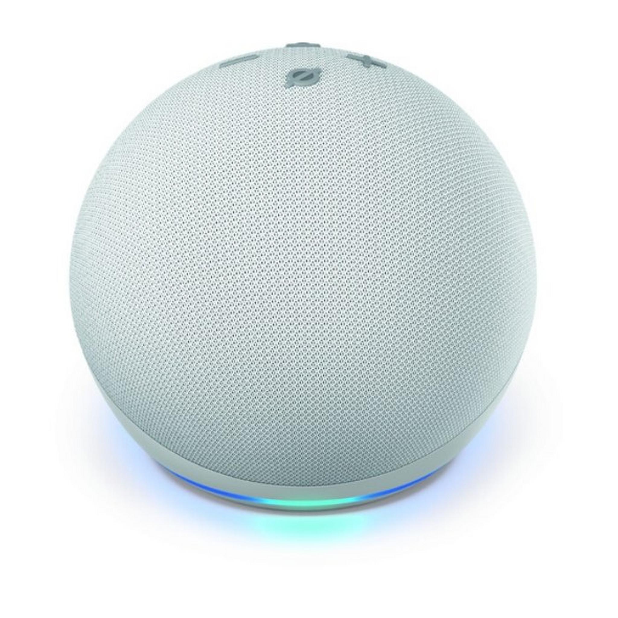 Amazon Echo Dot Smart Speaker (4th Generation) - Glacier White