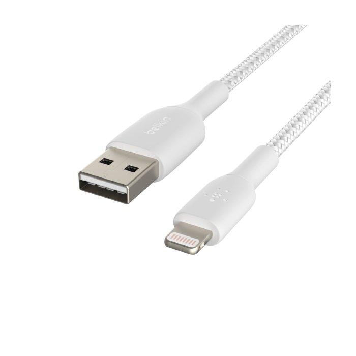 Belkin Braided Lightning to USBA 1m Cable shop online xcite Kuwait