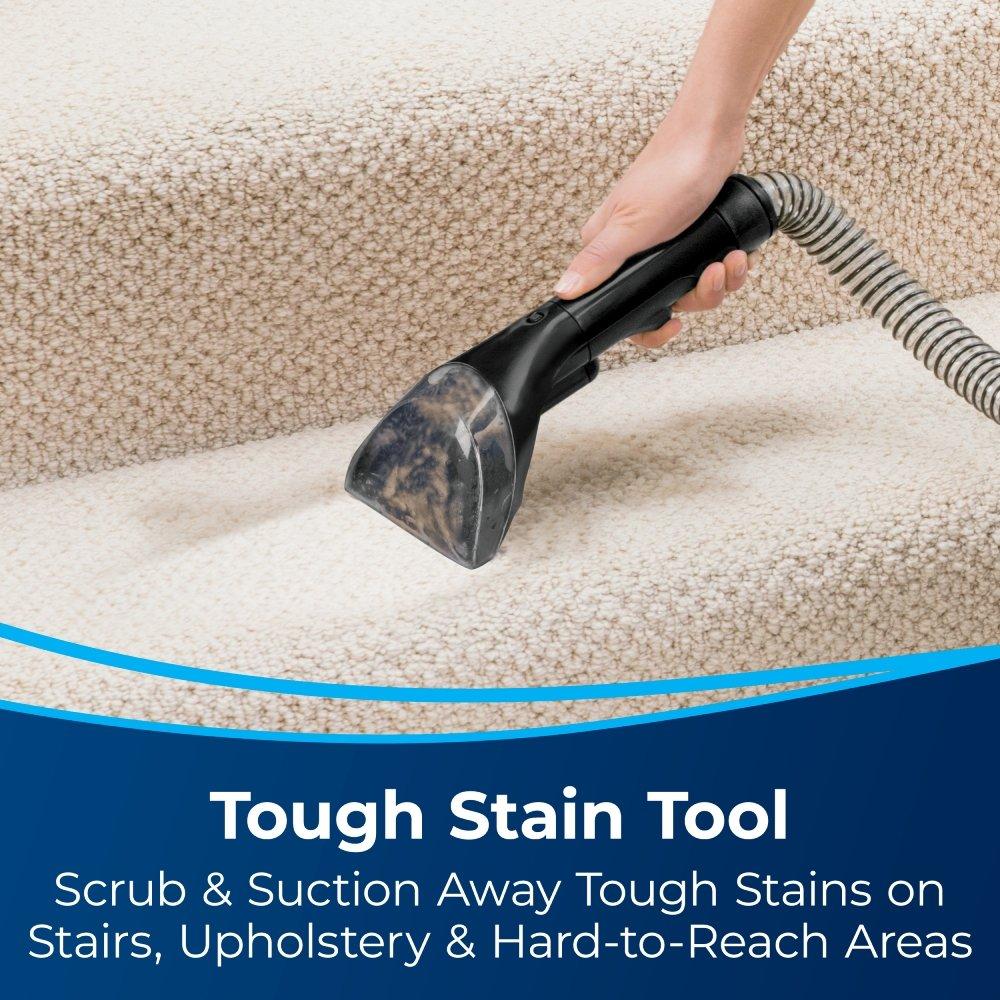 ماكينة كهربائية السجاد باور ووش بريميير من بيسيل، قدرة 800 واط، سعة 5.68 لتر، 1456E - أبيض/أحمر