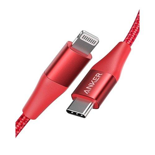 Anker Powerline+ II USBC to Lightning Cable 0.9m Red