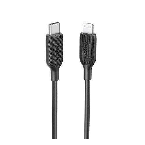 Buy Anker powerline iii usb-c to lighting (0. 9m/3ft) cable - black in Saudi Arabia