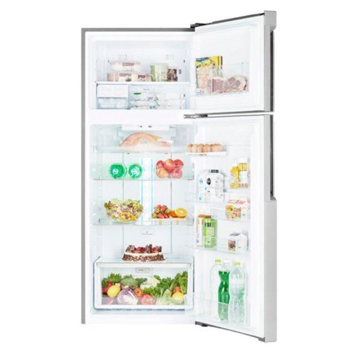 ثلاجة بفريزر علوي من الكترولوكس، 16 قدم مكعب، 460 لتر، EMT85610X - ستانلس ستيل