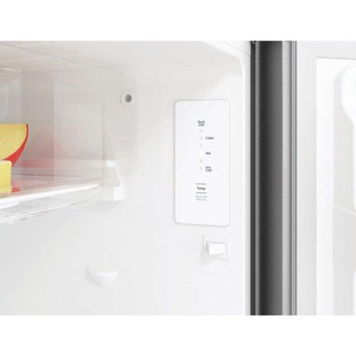 ثلاجة بفريزر علوي من الكترولوكس، 16 قدم مكعب، 460 لتر، EMT85610X - ستانلس ستيل