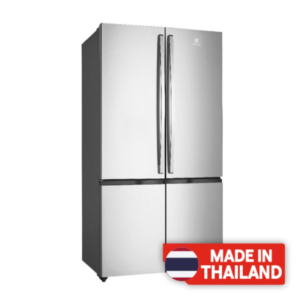 Buy Electrolux four door refrigerator, 21cft, 600-liters, eqa6000x - stainless steel in Kuwait