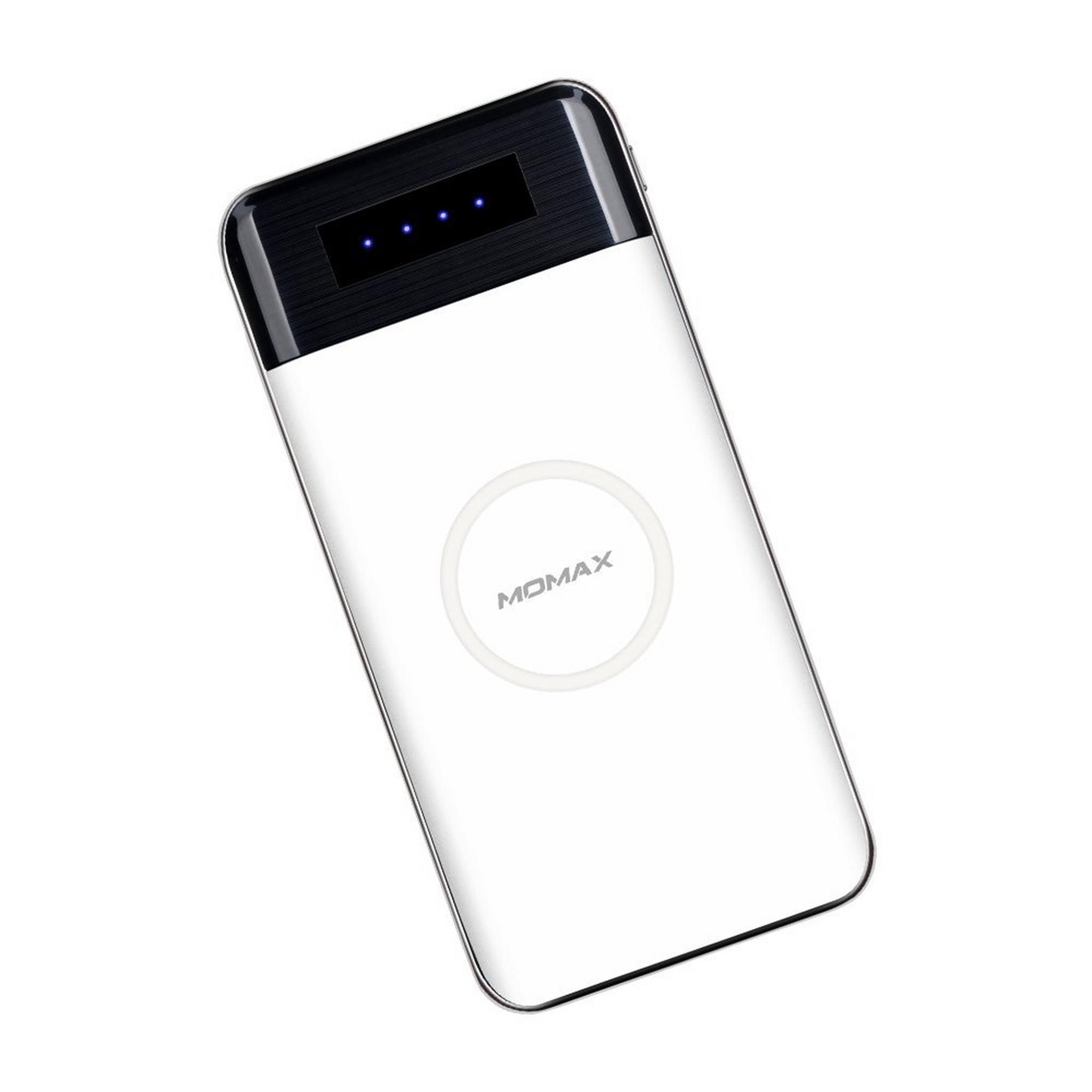 Momax Wireless External Battery 10000mAh – White
