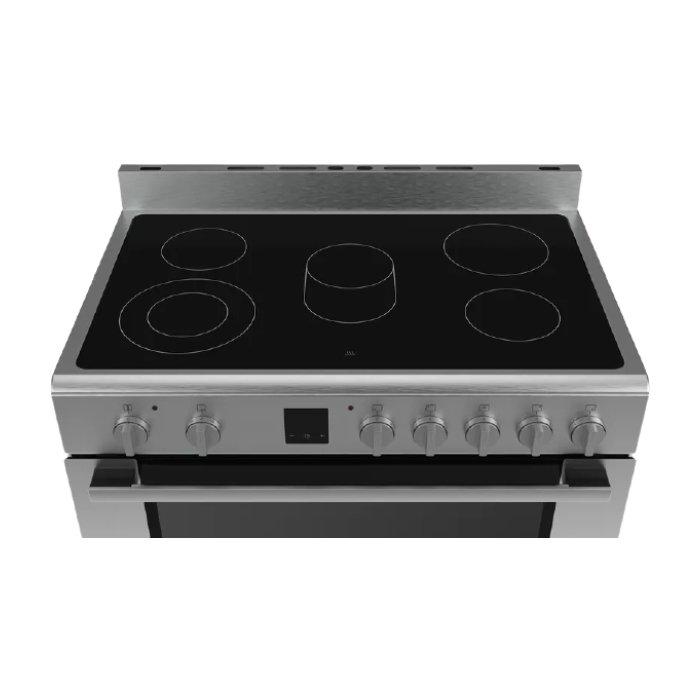 Bosch 4 Ceramic Burners Electric Cooker, 90x60cm, HKK99V850M - Stainless Steel