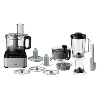 Buy Braun multi 800w food processor, fp3235si - black/clear in Kuwait