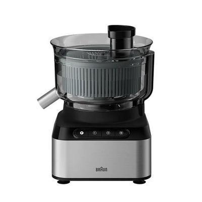 محضر الطعام براون مالتي بقوة ٨٠٠ واط، FP3235SI - أسود/شفاف