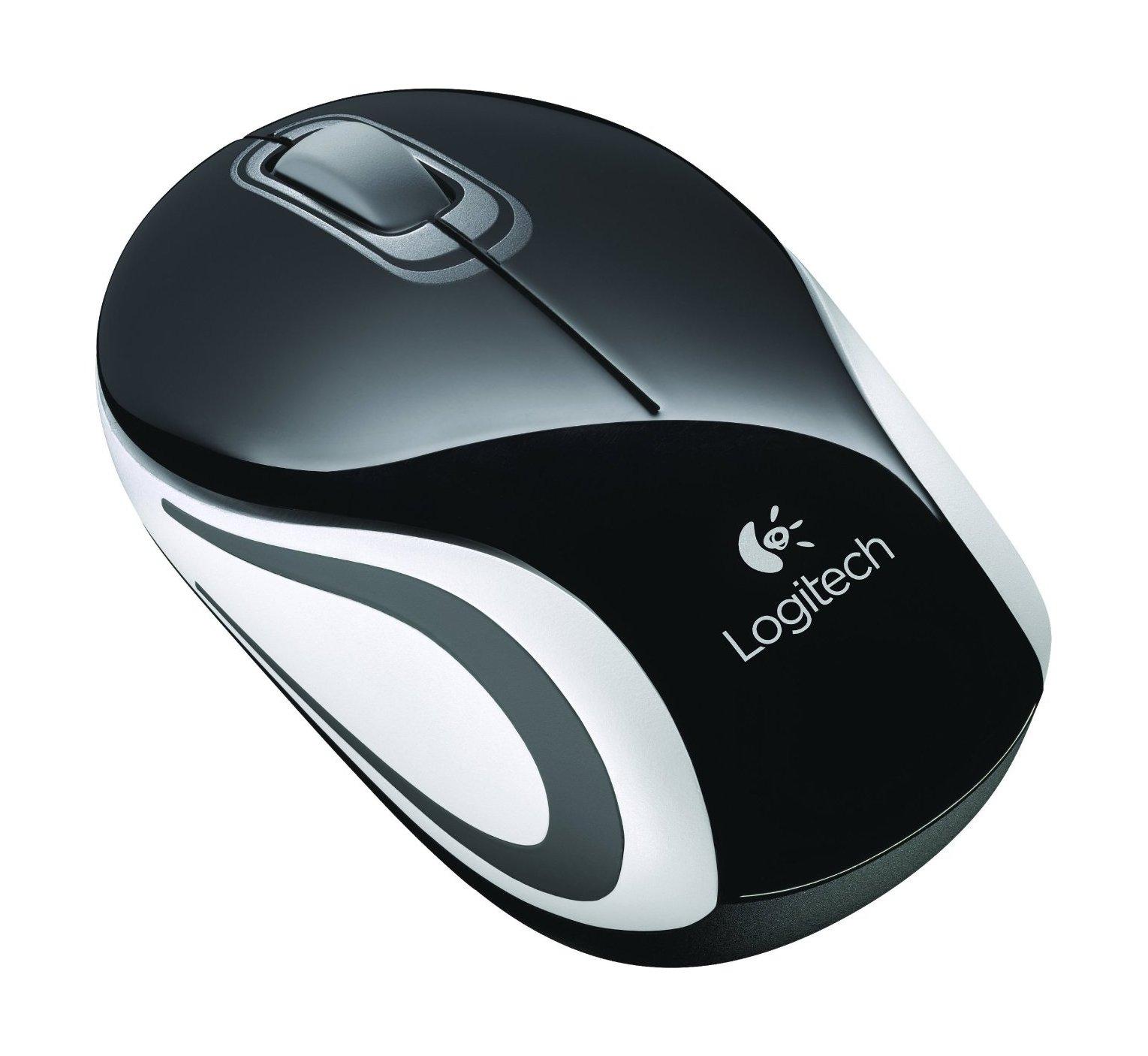 Logitech M187 Mini Wireless Mouse - Black