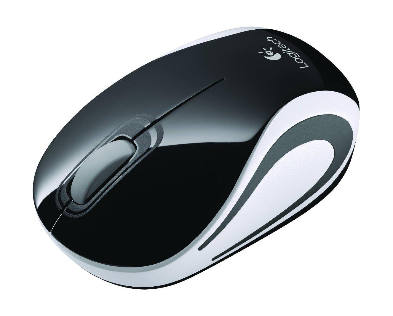 Logitech M187 Mini Wireless Mouse - Black