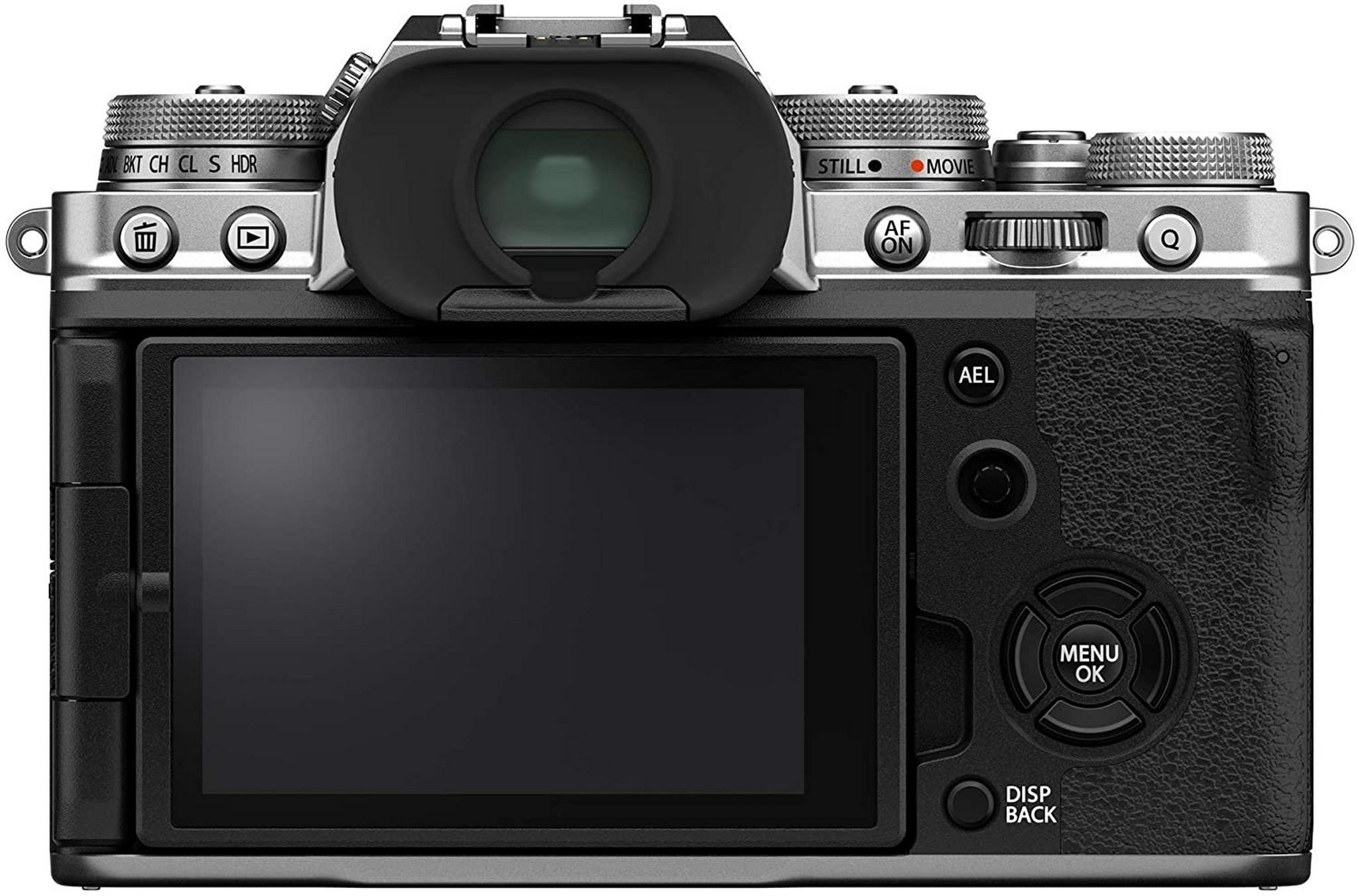 كاميرا فوجي فيلم الرقمية إكس – تي4 بدون مرآه (هيكل فقط) – فضي