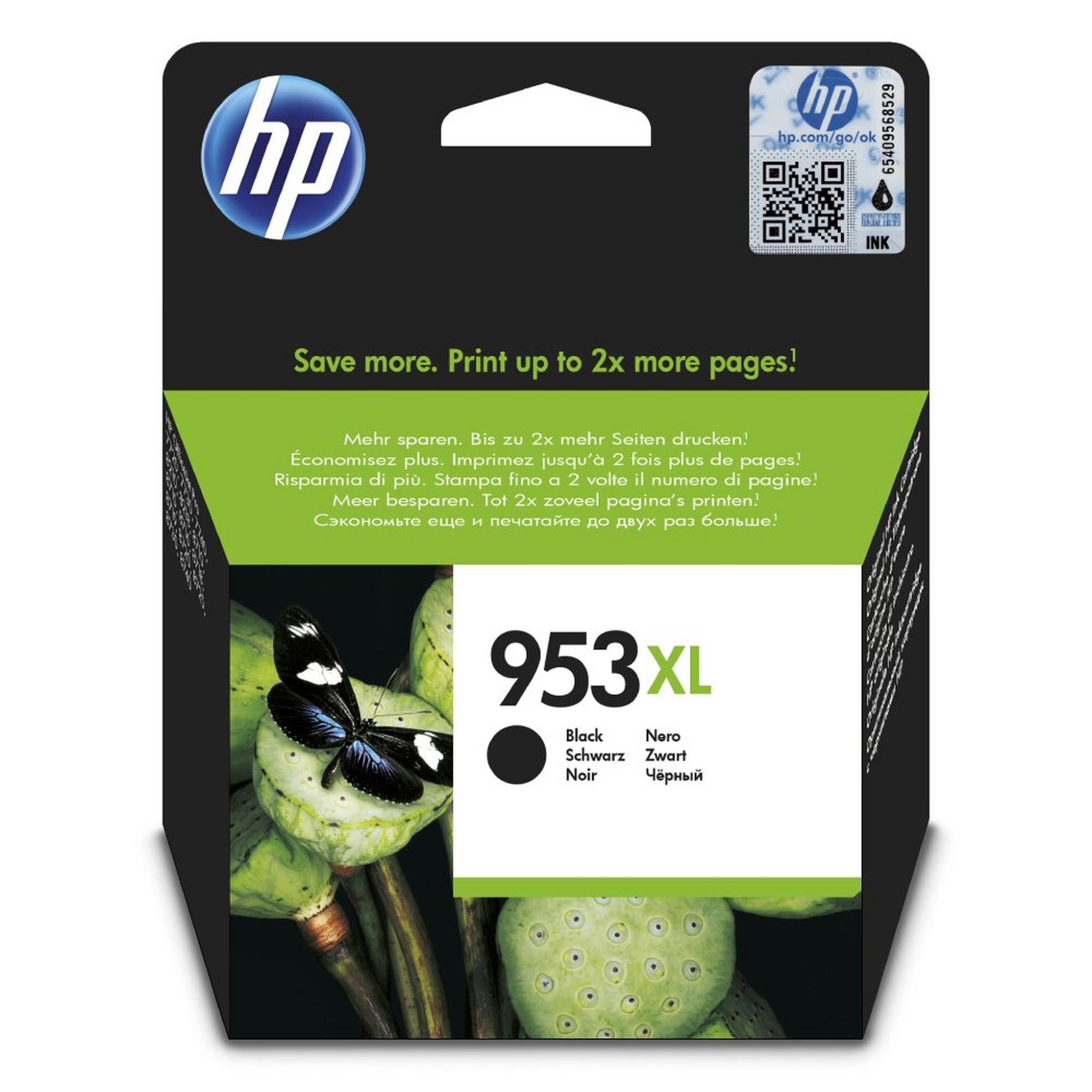 علبة حبر أصلية عالية الإنتاجية HP 953XL – أسود