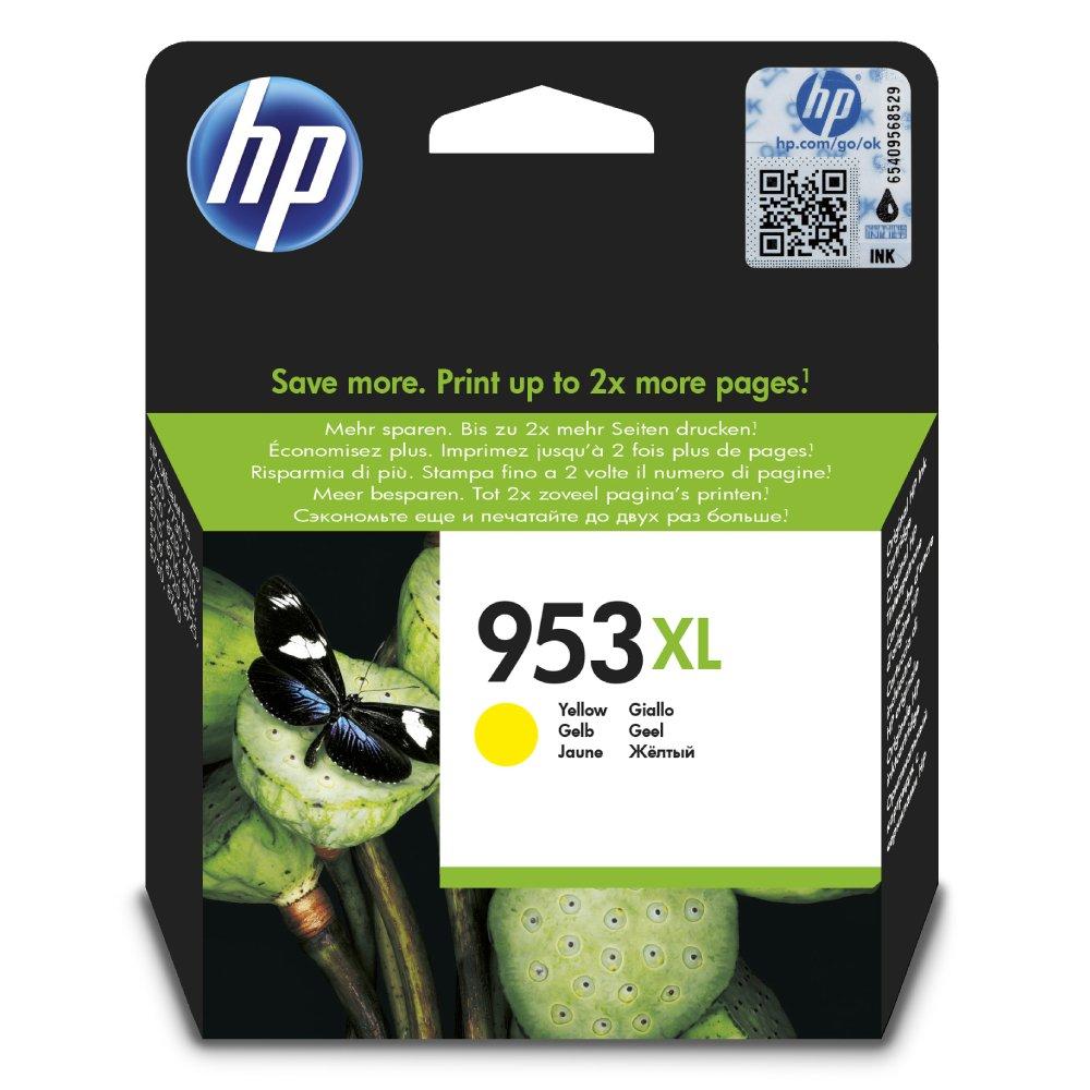 Buy Hp inkjet 953xl high yield printer cartridge - yellow in Kuwait