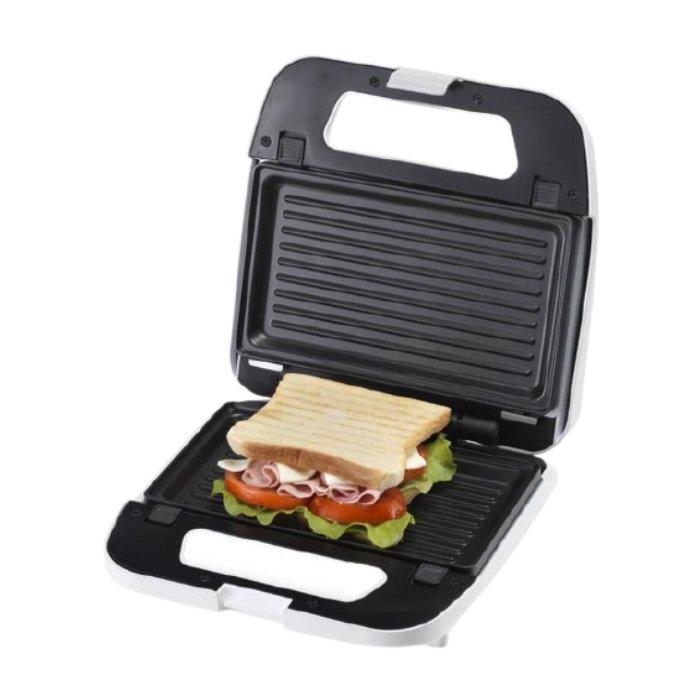 Black + Decker 3 In 1 Sandwich Maker and Grill, 780 Watt, Black - TS2130-B5, Best price in Egypt