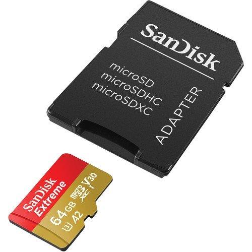 SanDisk 64GB Extreme UHS-I microSDXC Memory Card