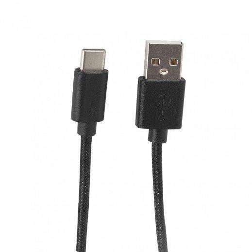 كابل شحن بلاي ستيشن 5 يو-اس-بي-سي - 3 متر - أسود