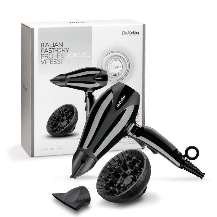 Babyliss Hair Dryer, 2400W, 3 Heat Settings, BAB6715DSDE - Black