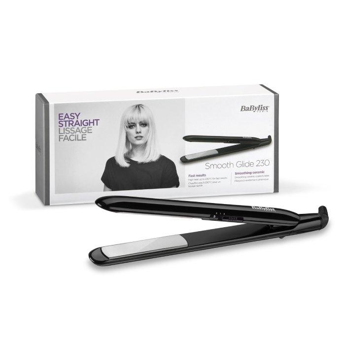 Babyliss Hair Straightener, 25mm, 2 Heat Settings, BABST240SDE - Black