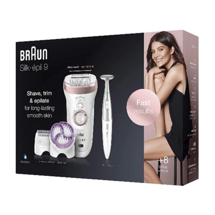 Braun Epilator Silk-Epil, SES9/890 - White/rose gold