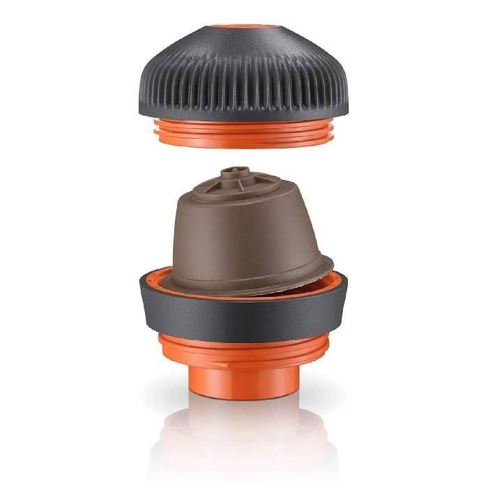 Wacaco Nanopesso DG Kit Portable Espresso Machine with Capsule Adapter, 140ml, WC-DGKIT – Black