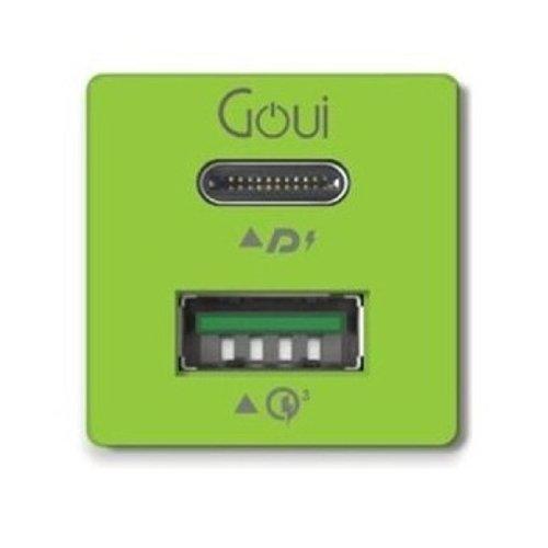 Goui Duo PD 2USB Ports 36W Car Charger Black