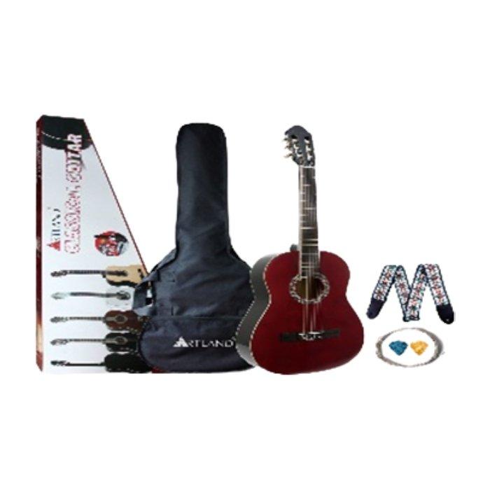 Buy Casio 39" artland all in one guitar pack - red in Kuwait