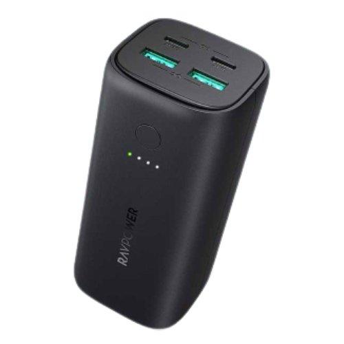 RAVPower 20000mAh PD 30W Power Bank (RP-PB208) - Black