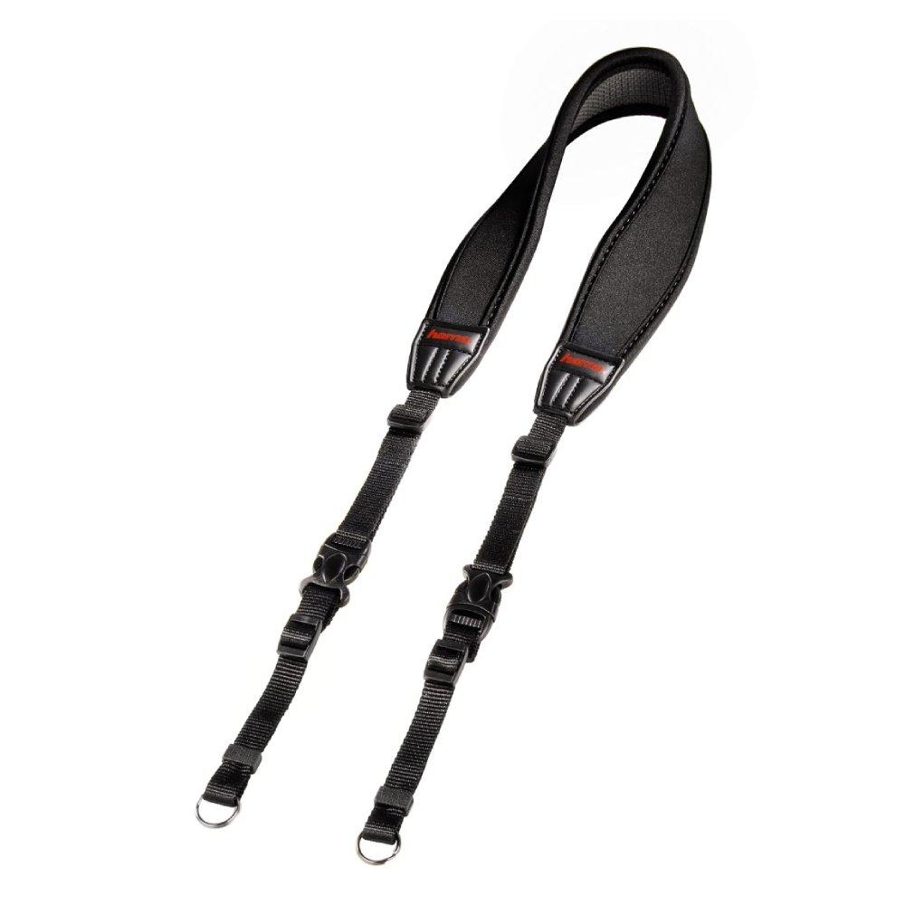 Buy Hama "2in1 130" camera carrying strap 27204 - black in Kuwait