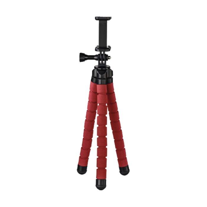 Buy Hama flex tripod for smartphone and gopro - red in Kuwait