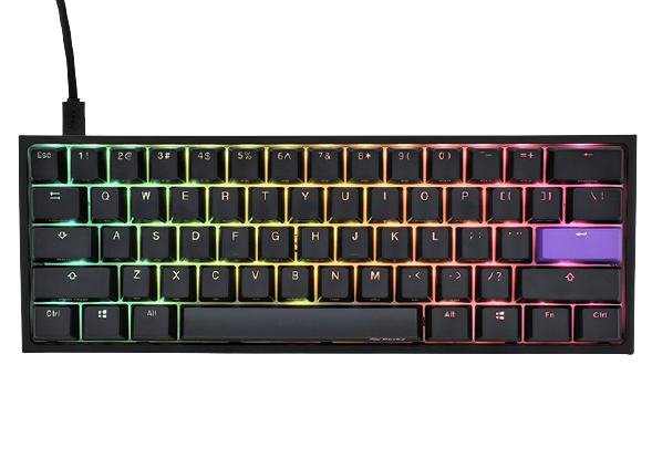 Ducky One 2 Mini v2 RGB MX Silent Red Switch Mechanical Gaming Keyboard