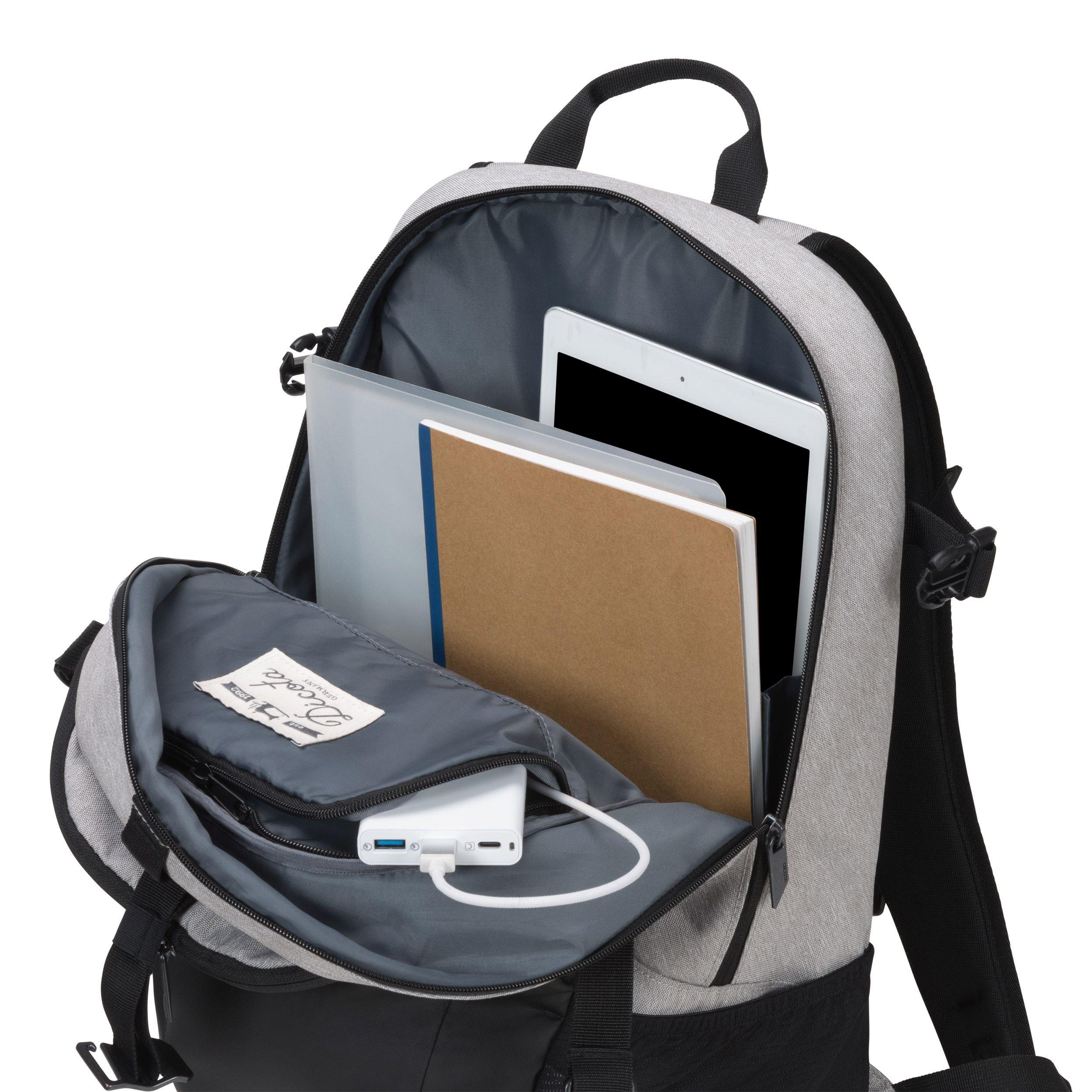 Dicota Go 13-15.6 inch Backpack - Light Grey