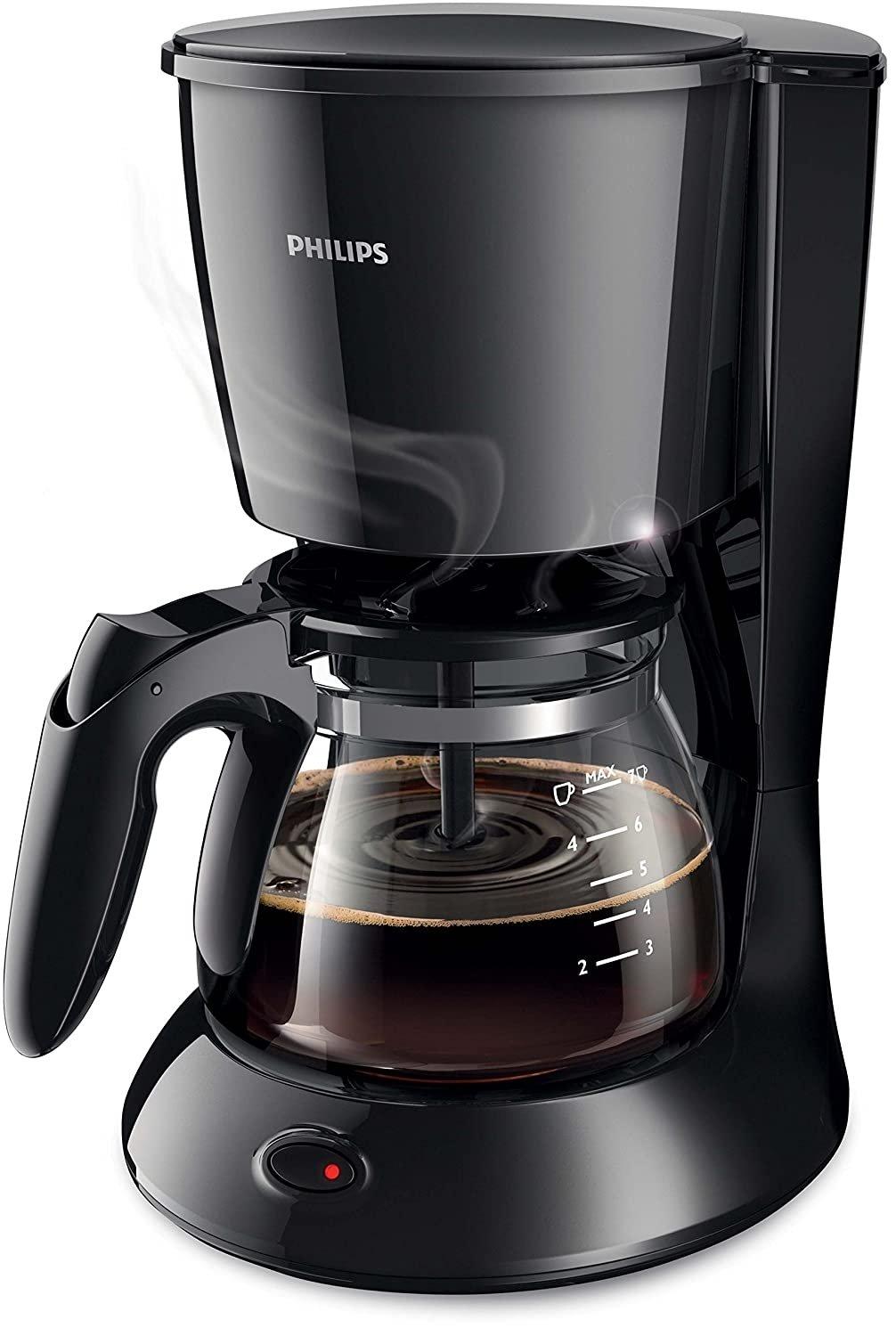 Philips Drip Coffee Maker, 750W, 0.6L, HD7432/20 – Black