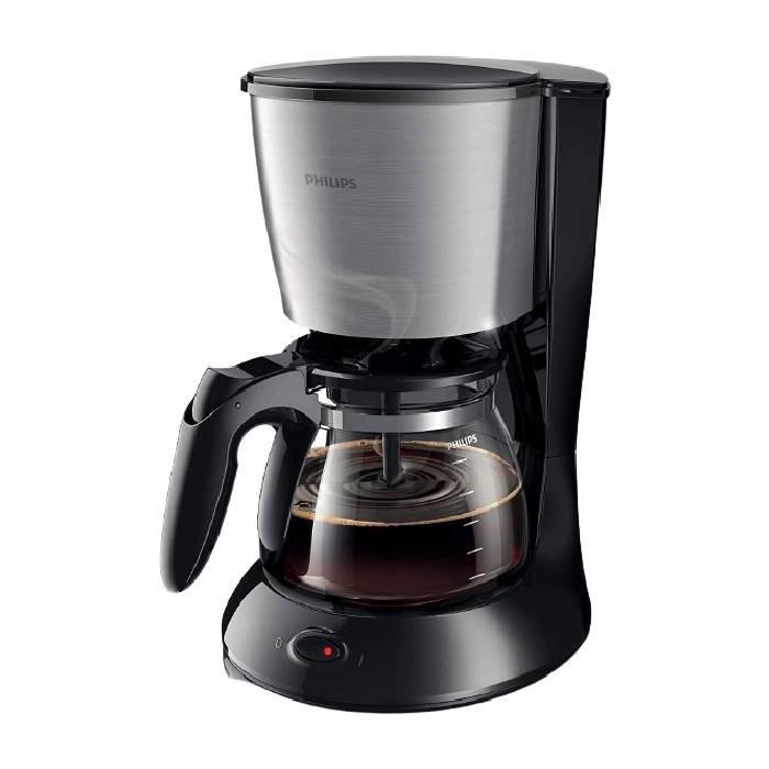 اشتري ماكينة تحضير القهوة من فيليبس، قدرة 1000 وات، سعة 1. 2 لتر، hd7462/20 - أسود في الكويت