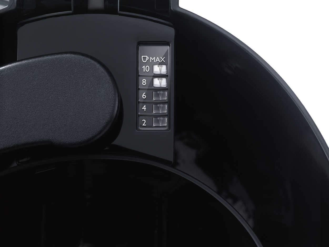 Philips Drip Coffee Maker, 1000W, 1.2L, HD7462/20 - Black