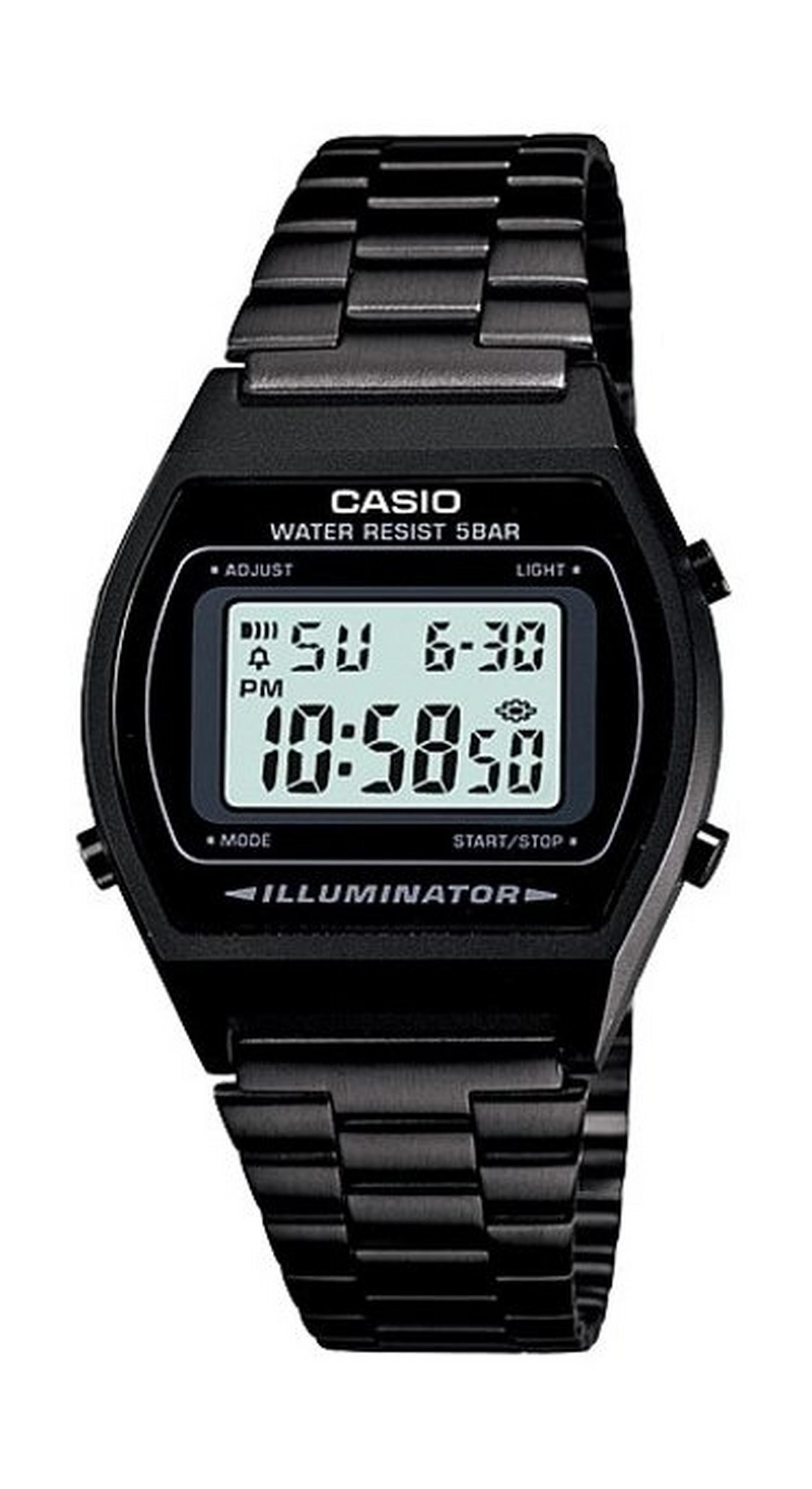 Casio Iluminator 35mm Gent's Metal Digital Watch - (B640WB-1ADF)