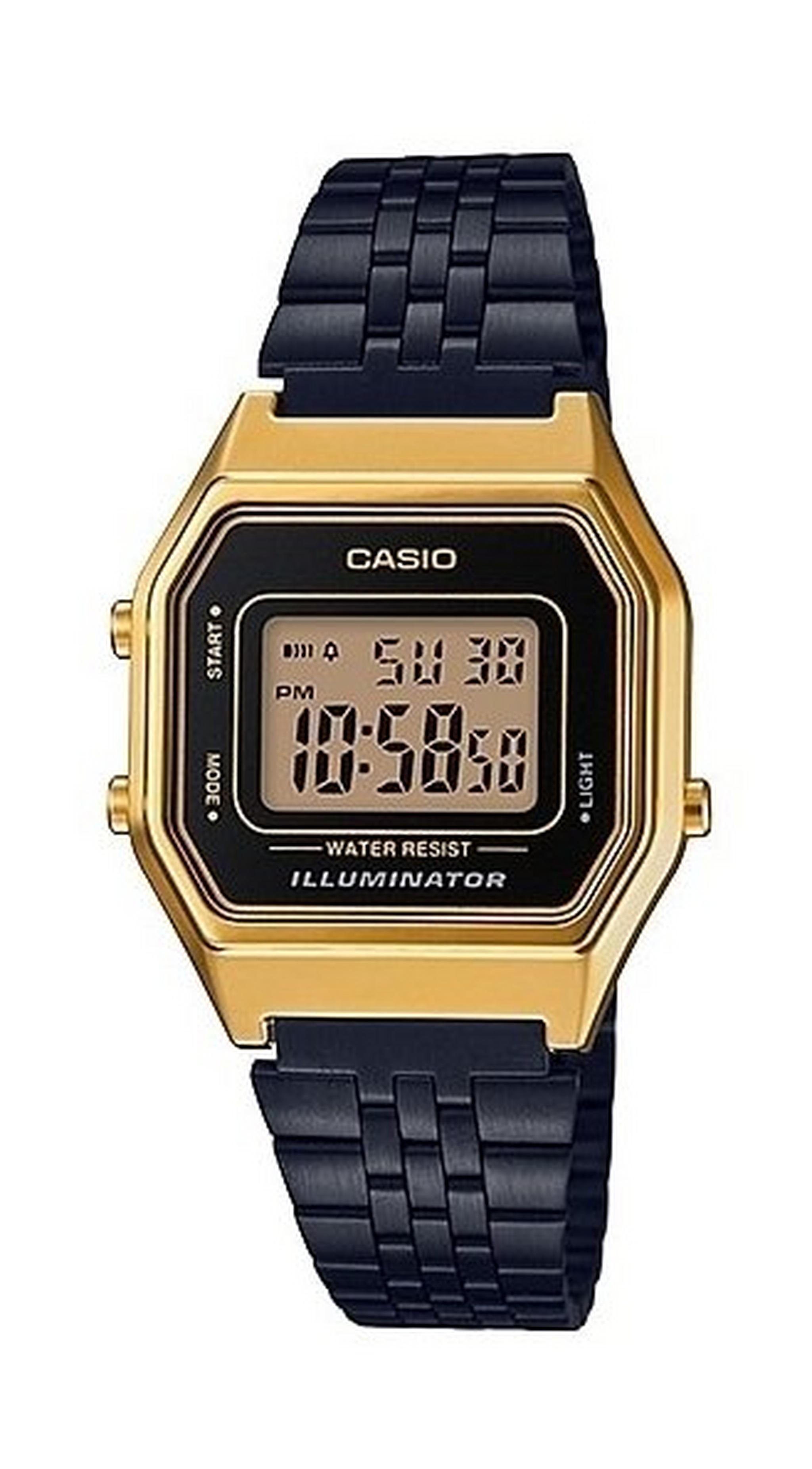 Casio Vintage Series Digital Gold 34mm Square Ladies Watch - (LA680WEGB-1ADF)