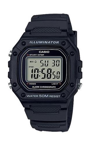 Buy Casio 43mm gent's resin digital sports watch - (w-218h-1avdf) in Kuwait