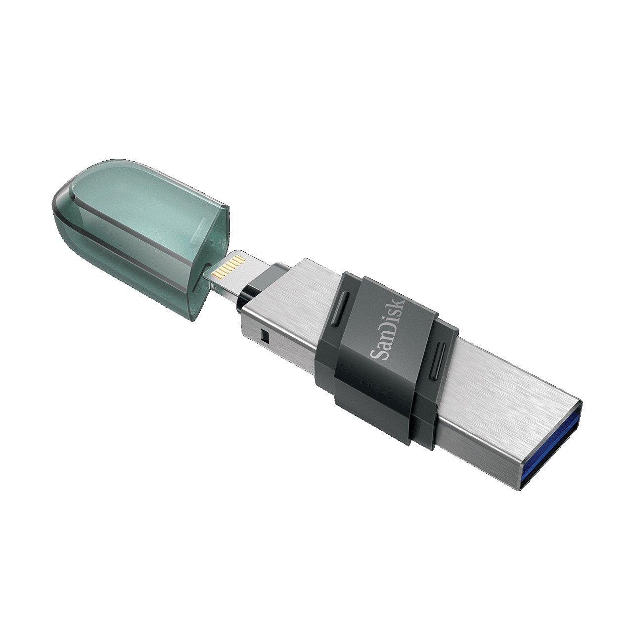 SanDisk 128GB iXpand Flip Flash Drive USB 3.1 and Lightening, for iOS, Windows and Mac