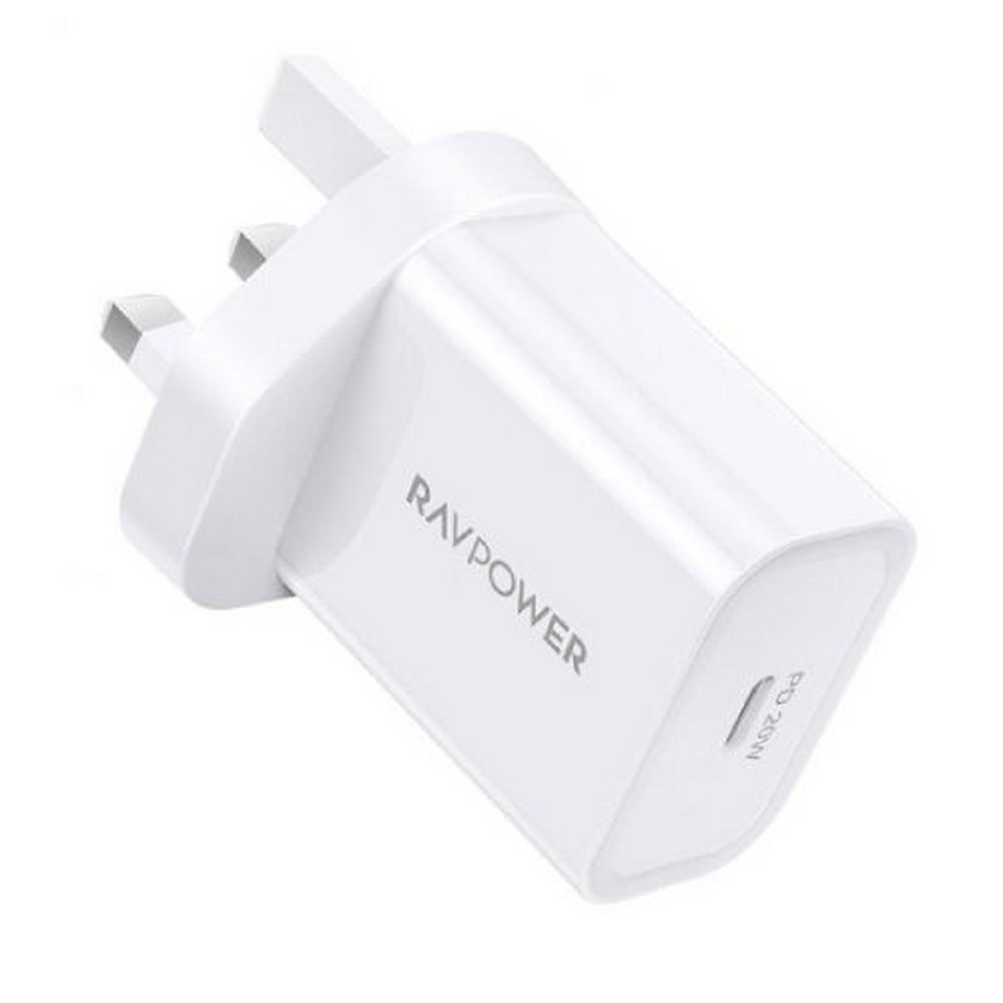 RAVPower PD Pioneer 20W Wall Charger (RP-PC147) - White
