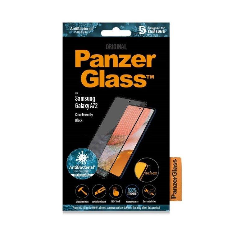 Buy Panzerglass samsung galaxy a72 screen protector - black in Saudi Arabia