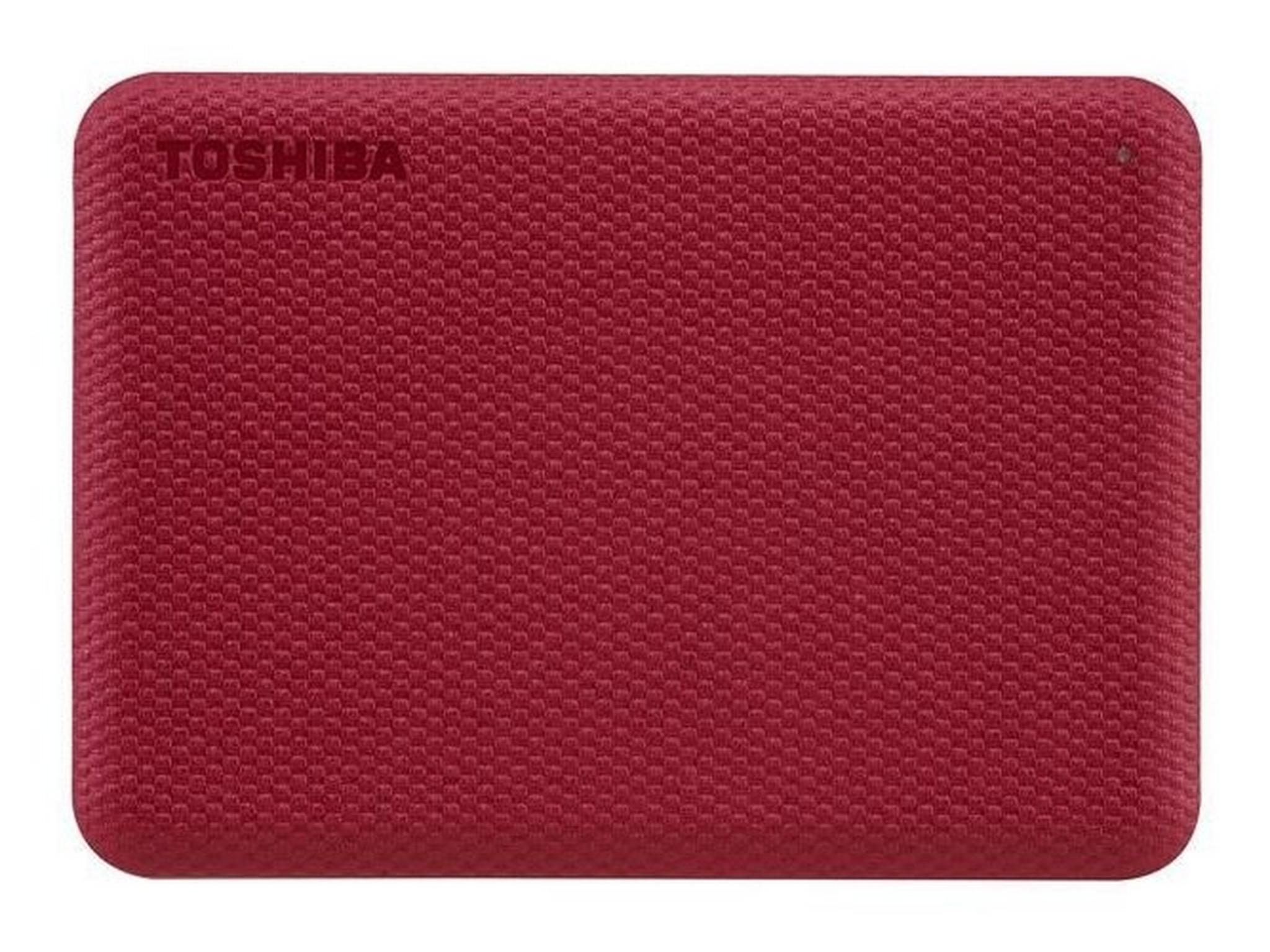 Toshiba Canvio Advance 1TB Hard Drive (HDTCA10ER3AA) - Red