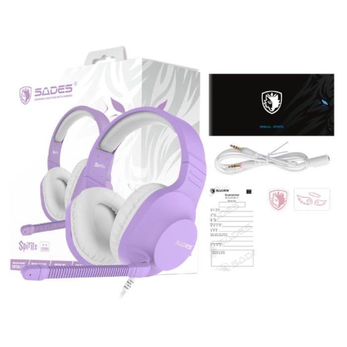 سماعة رأس للألعاب سايدس سبيريتس SA721 - بنفسجي