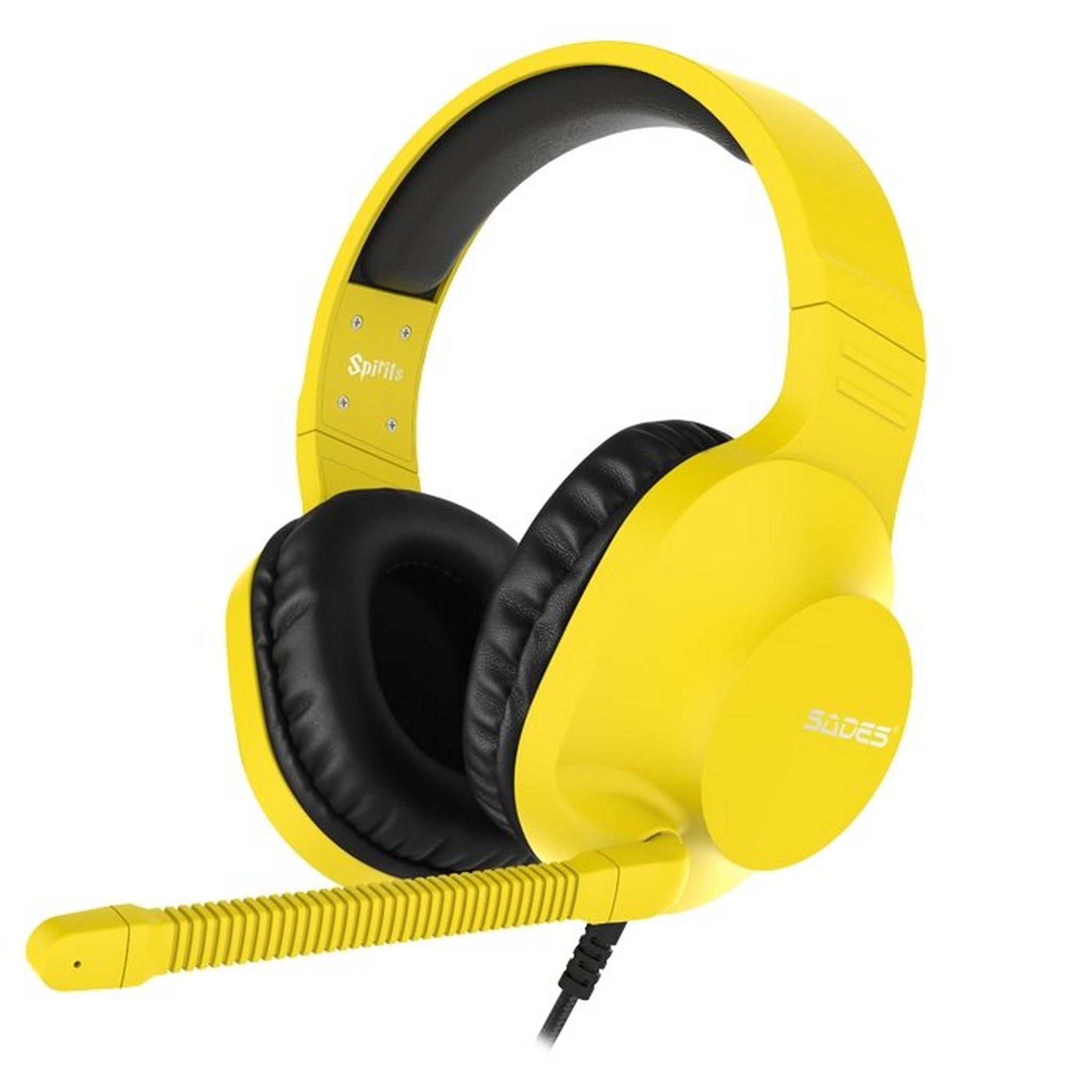 Sades Spirits SA721 Gaming Headset - Yellow