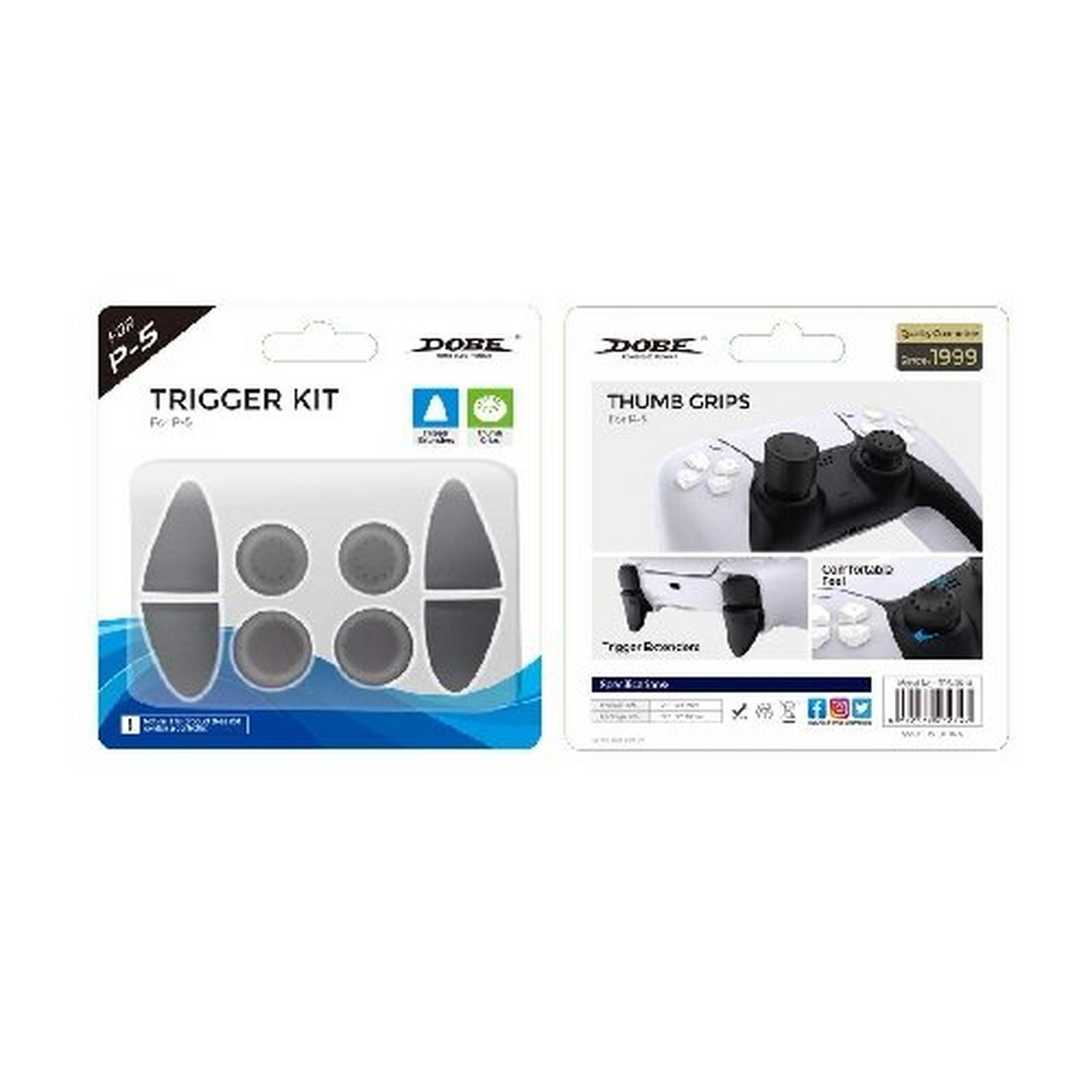 Dobe Trigger Kit for PlayStation 5 Controller - Black (TP5-0513)