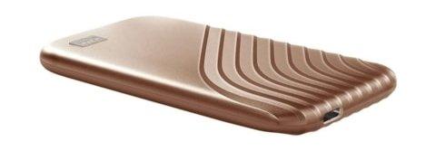 القرص الصلب الخارجي ماي باسبورت 1 تيرابايت اس اس دي من ويسترن ديجيتال - ذهبي