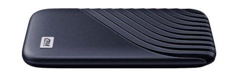 WD My Passport 500GB SSD Hard Drive, WDBAGF5000ABL-WESN - Midnight Blue