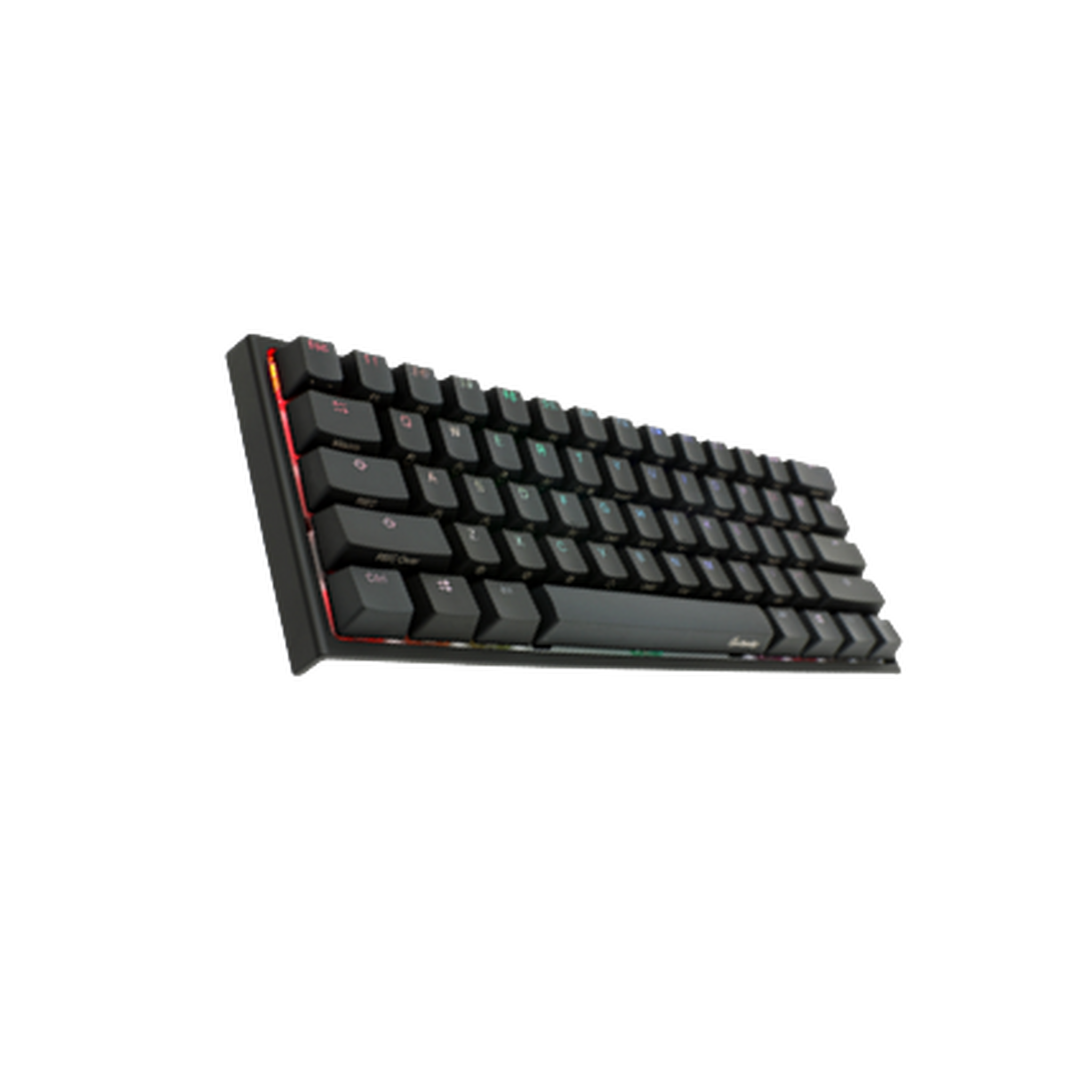 لوحة مفاتيح عربية للألعاب داكي ون 2 ميني - مفاتيح شيري MX احمر