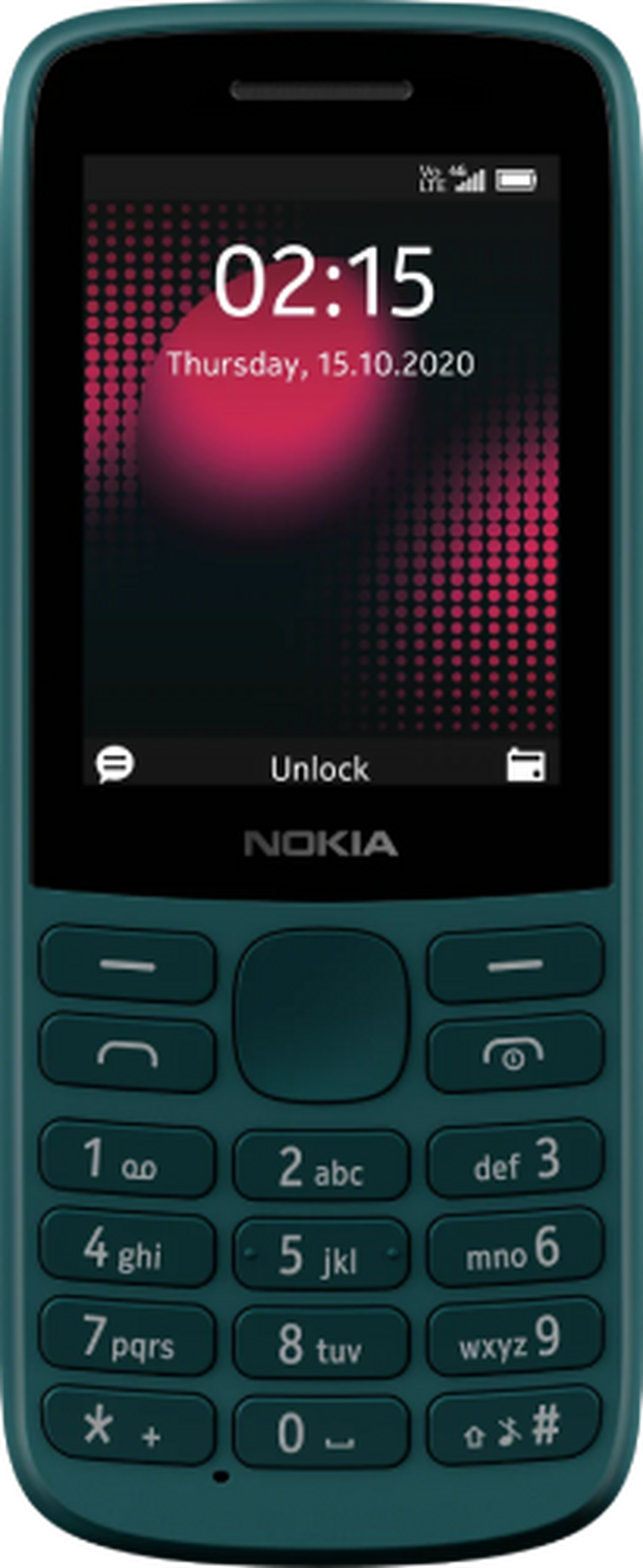 Nokia 215 128MB Phone - Cyan
